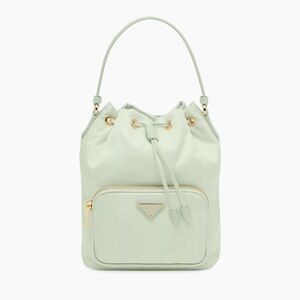 PRADA Duet Re-Nylon Bucket Shoulder Bag